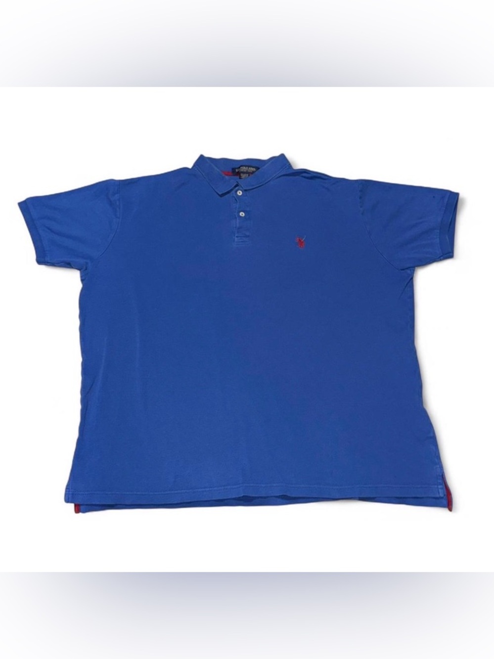 U.S. Polo Assn. Men's Blue Polo with Small Red Logo